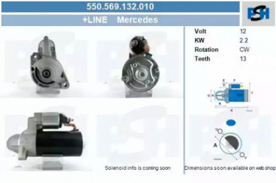 CV PSH 550569132010 -  Стартер